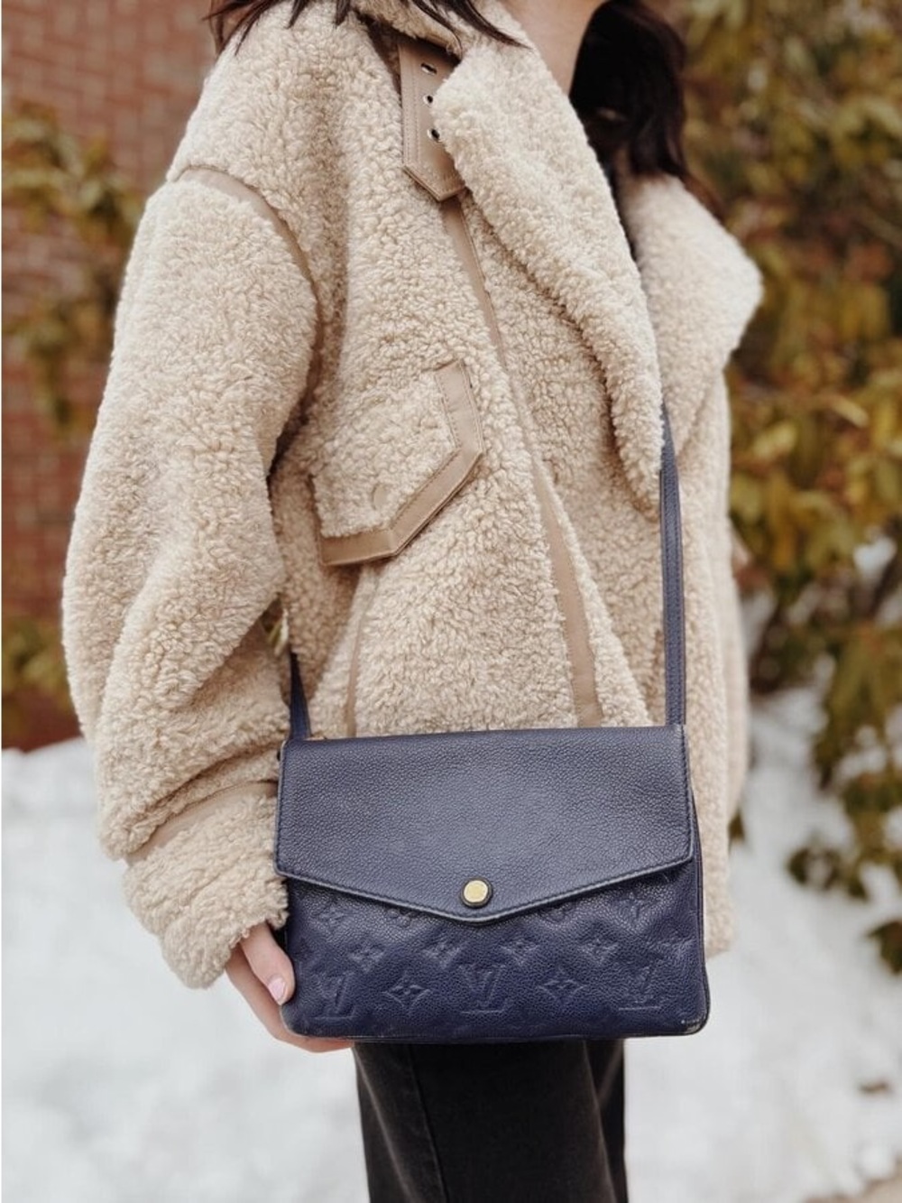 Louis Vuitton Monogram Empreinte Twice Bag